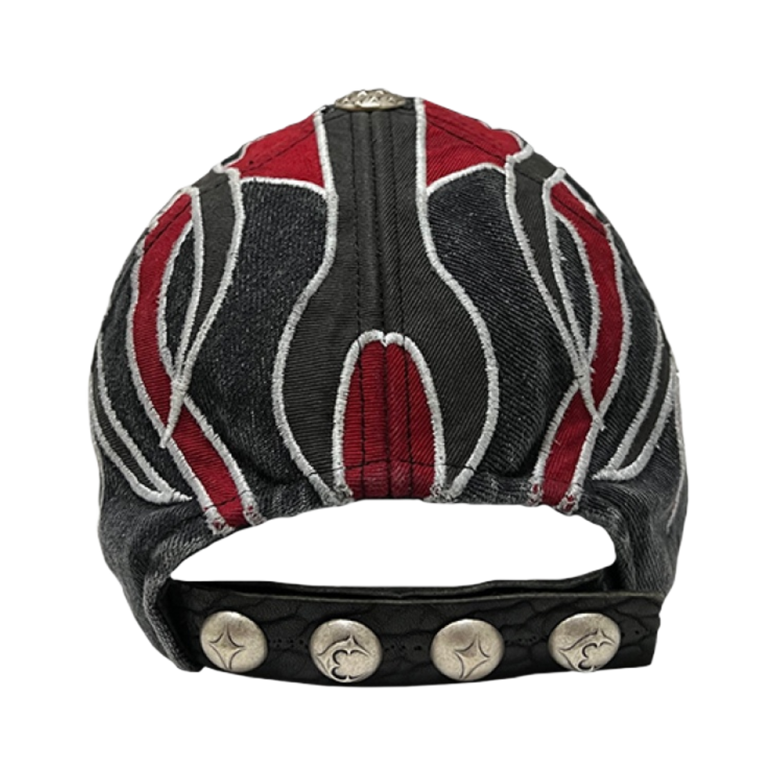떠그 클럽 쵸퍼 플레임 스터드 캡 레드(Thug Club Chopper Flame Stud Cap Red) - 2