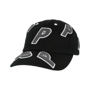 Palace Chenille Multi P 6-Panel Black - 22SS