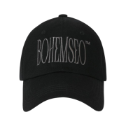 Bohemian Seoul Signature Logo Pigment Ball Cap Black