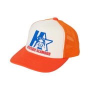 Hysteric Glamour Star Evil Mesh Cap Orange