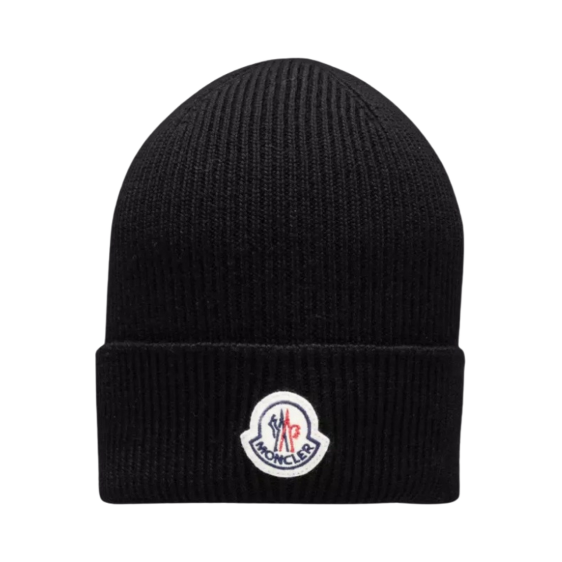 몽클레르 울 비니 블랙 - 23FW(Moncler Wool Beanie Black - 23FW)