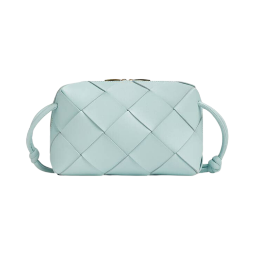 Bottega Veneta Small Camera Camera Bag Teal Washed