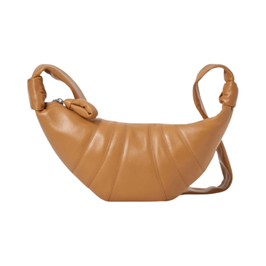 Lemaire Small Croissant Bag Soft Nappa Leather Sugar Brown