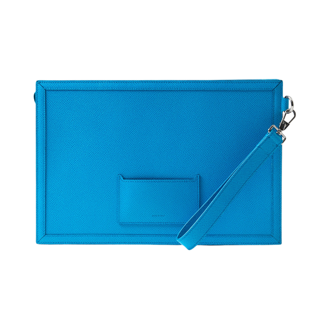 버버리 그레이니 레더 TB 지퍼 파우치 비비드 블루(Burberry Grainy Leather TB Zip Pouch Vivid Blue) - 2