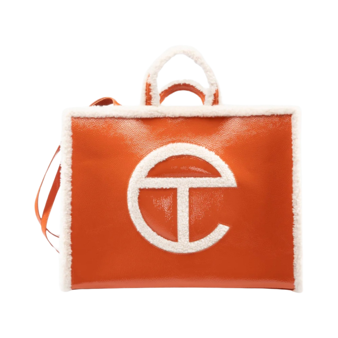 텔파 x 어그 라지 쇼핑백 크링클 스파이시 펌킨(Telfar x UGG Large Shopper Crinkle Spicy Pumpkin)