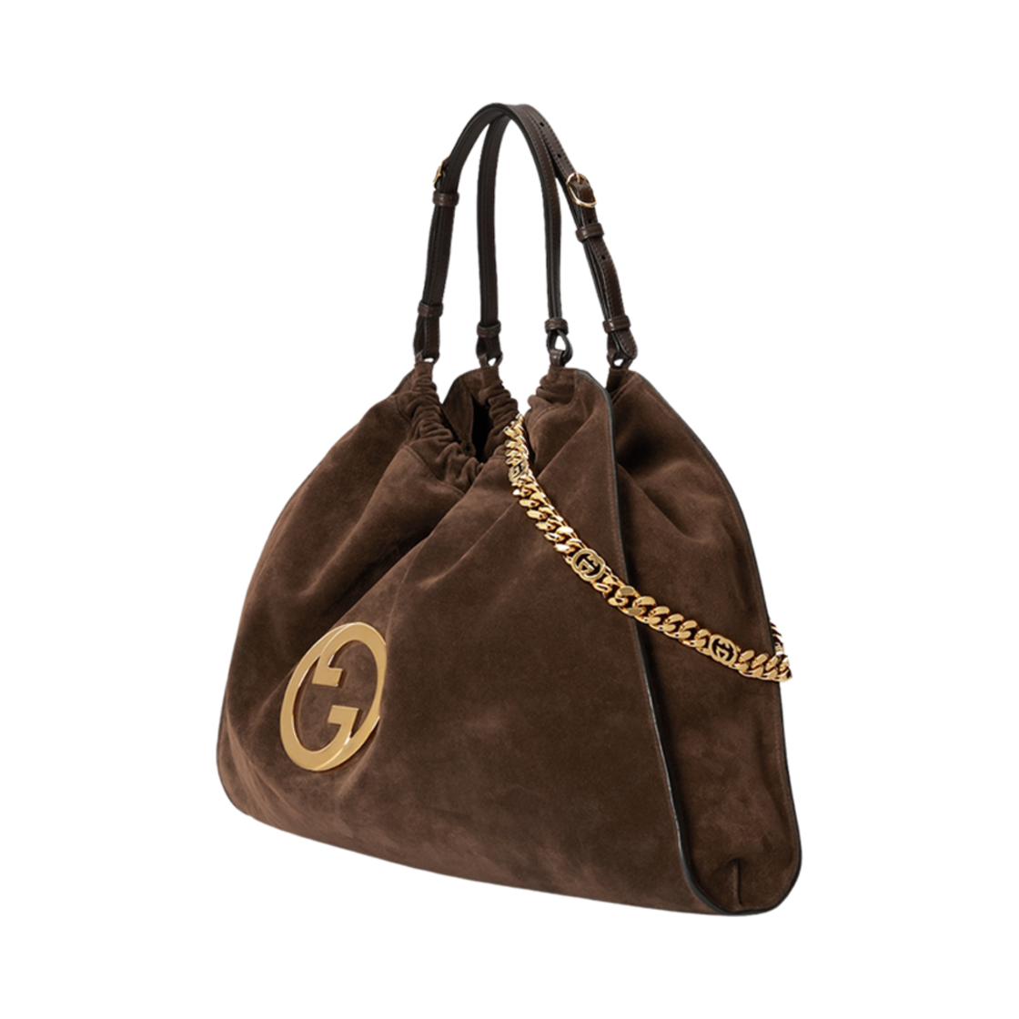 구찌 블론디 라지 토트백 브라운 스웨이드(Gucci Blondie Large Tote Bag Brown Suede) - 2