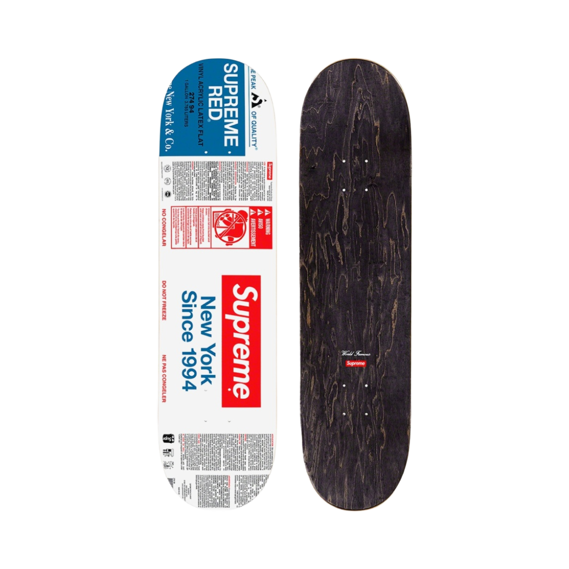 슈프림 페인트 스케이트보드 덱 화이트 - 22SS(Supreme Paint Skateboard Deck White - 22SS)