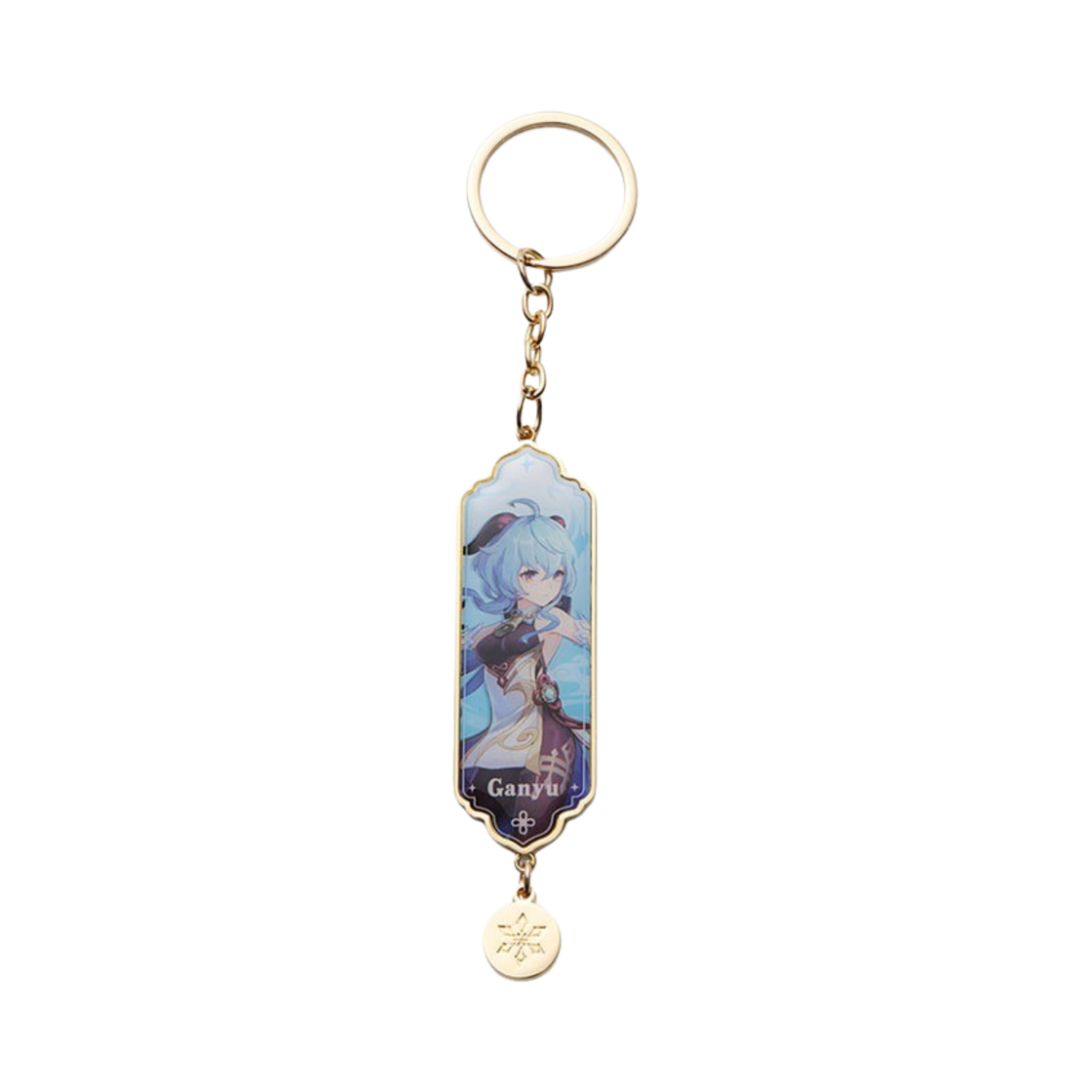 원신 금속 키체인 캐릭터 아트 테마 리월의 수호자 감우(Genshin Metal Keychain Character Art Theme Adrift in the Harbor Ganyu) - 1