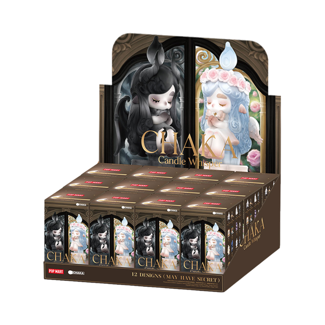 - Pop Mart Chaka Candle Whisper Series Figures (12 Blind Boxes)
