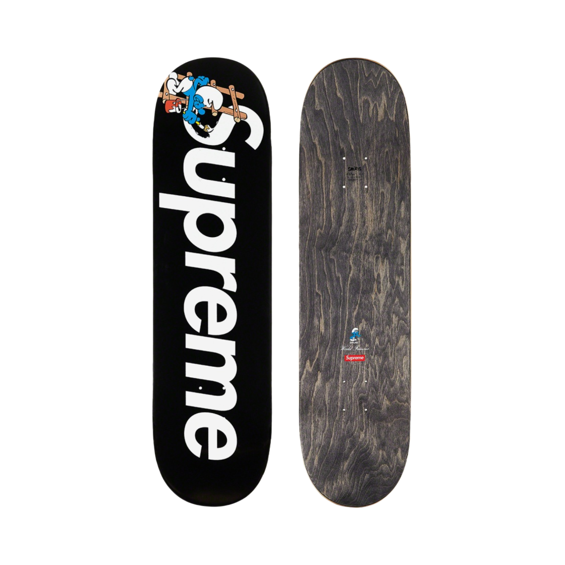 슈프림 스머프 스케이트보드 덱 블랙 - 20FW(Supreme Smurf Skateboard Deck Black - 20FW)