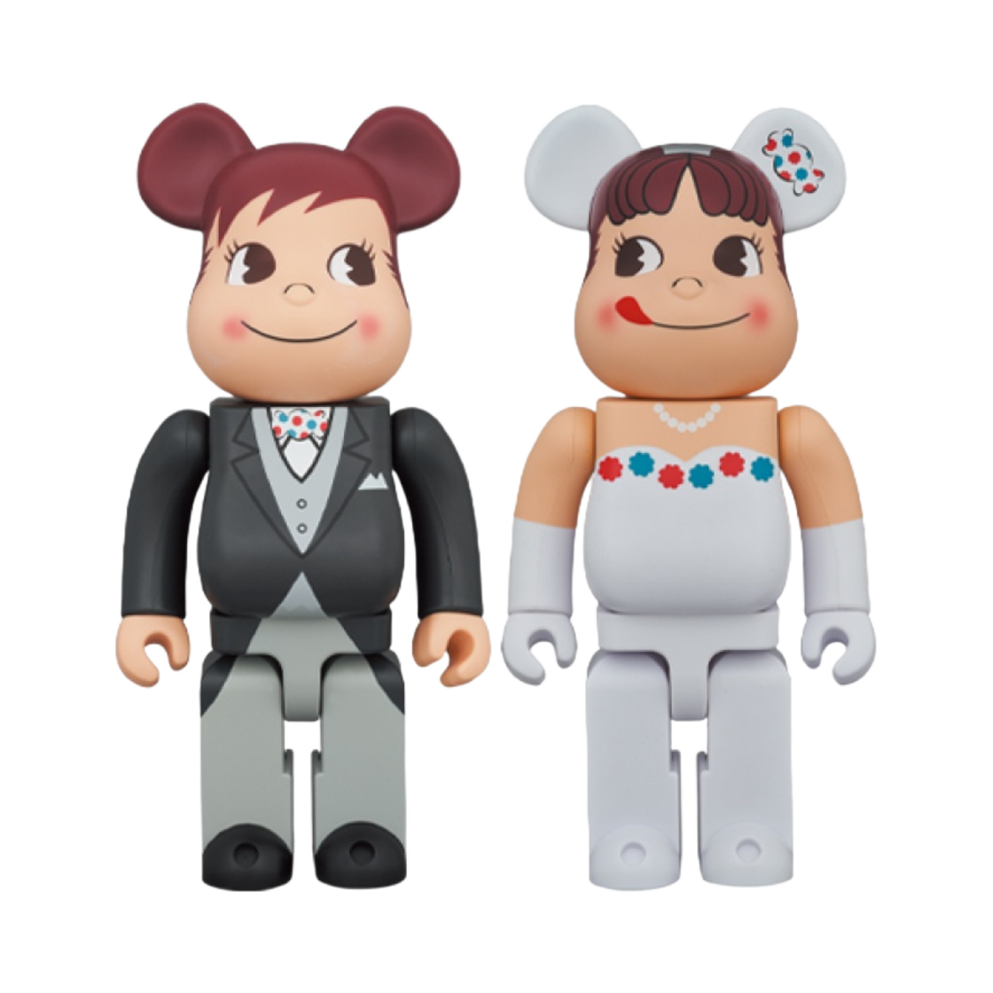 베어브릭 페코짱 & 포코짱 웨딩 2 팩 400%(Bearbrick Peko-Chan & Poko-Chan Wedding 2 Pack 400%) - 1