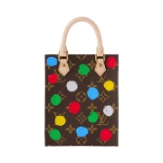 Louis Vuitton x YK Petit Sac Plat Tote Bag Dots Print Monogram