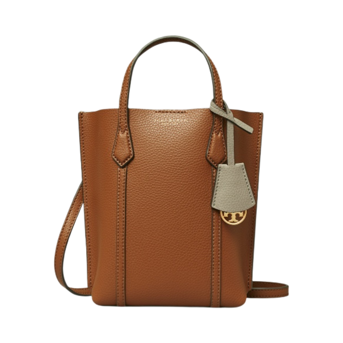 토리버치 페리 미니 N/S 토트백 라이트 엄버(Tory Burch Perry Mini N/S Tote Bag Light Umber) - 1