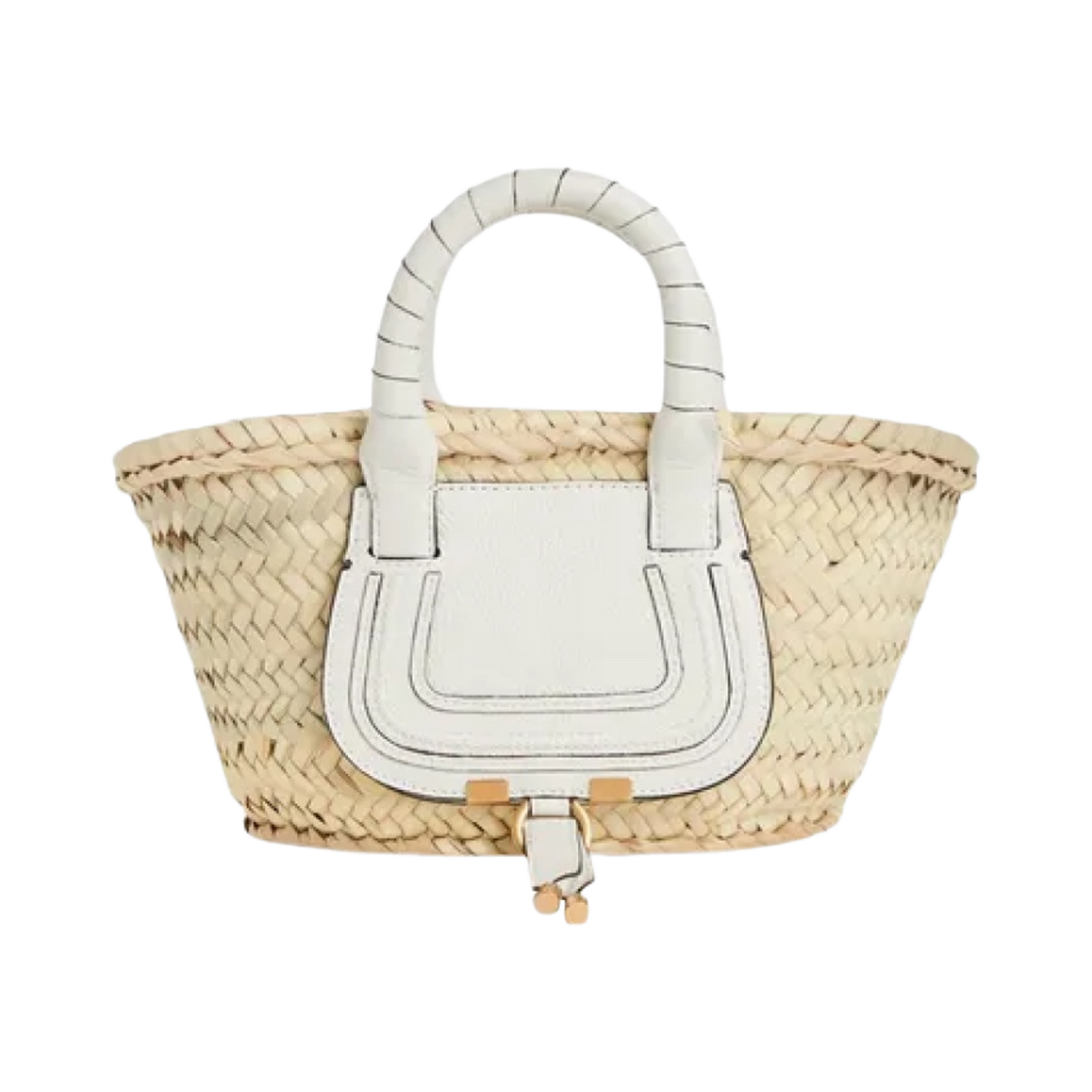 끌로에 마르씨 미니 베스킷 화이트(Chloe Marcie Mini Basket White) - 1