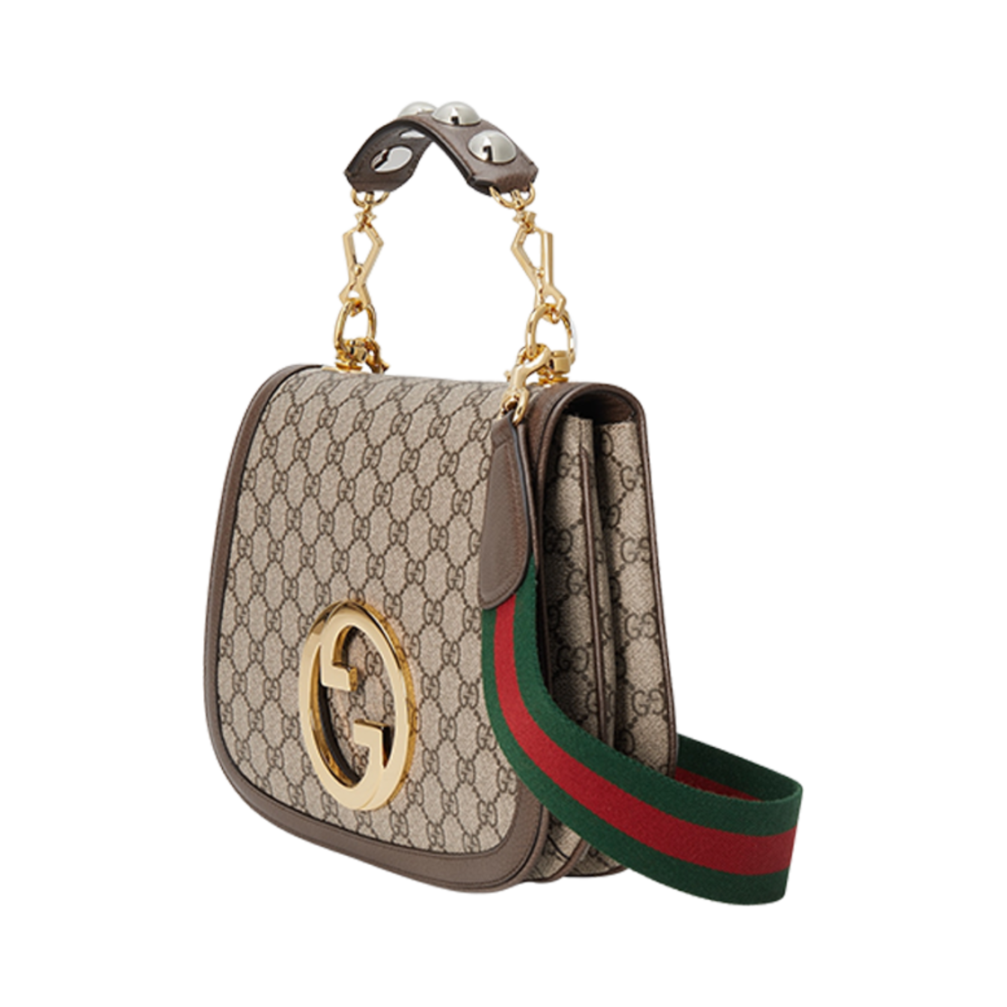 구찌 블론디 미디움 탑 핸들 백 베이지 에보니 GG 슈프림(Gucci Blondie Medium Top Handle Bag Beige Ebony GG Supreme) - 2