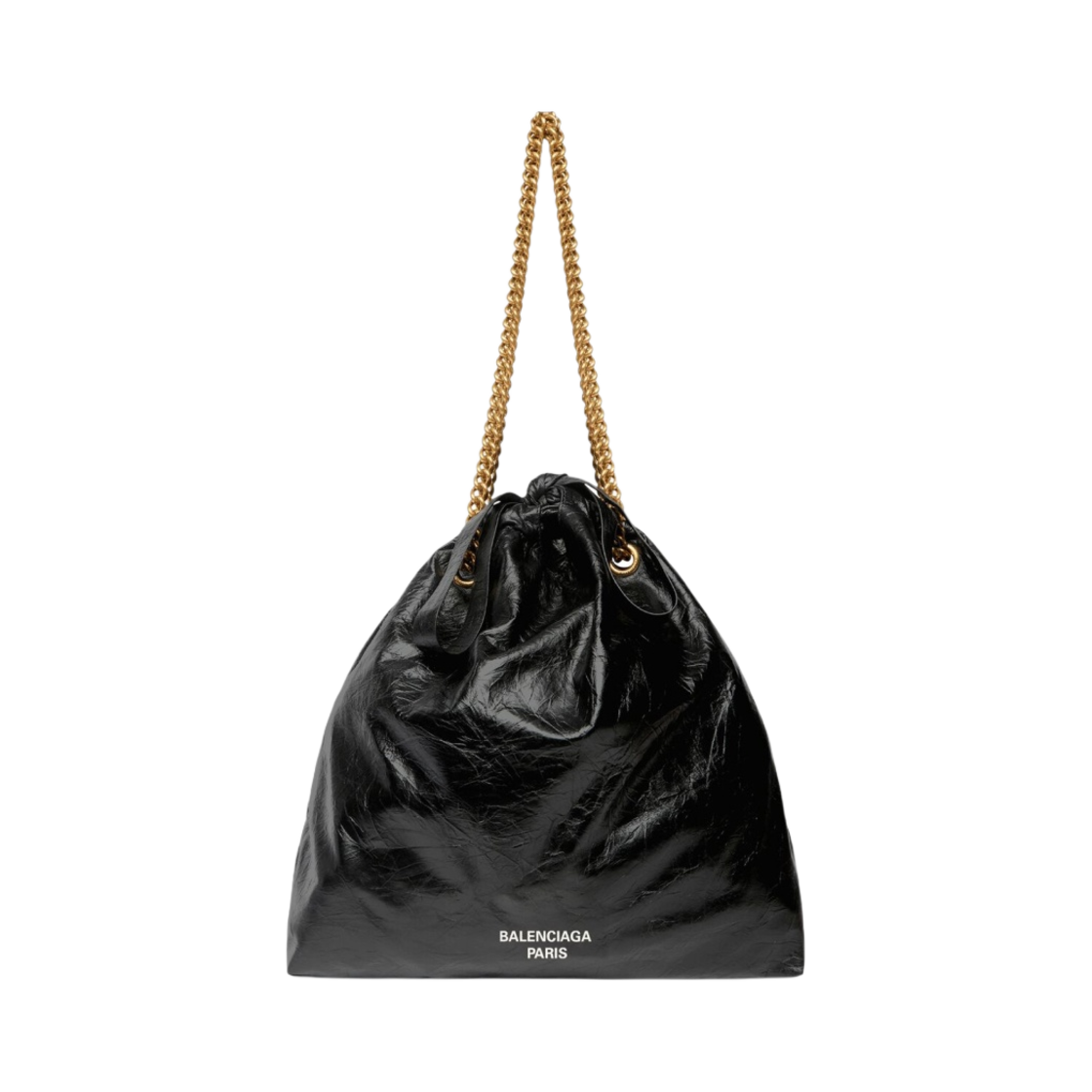 발렌시아가 크러쉬 미디움 토트백 블랙