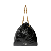 Balenciaga Crush Medium Tote Bag Black