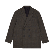 Wooyoungmi Wool Double Jacket Brown