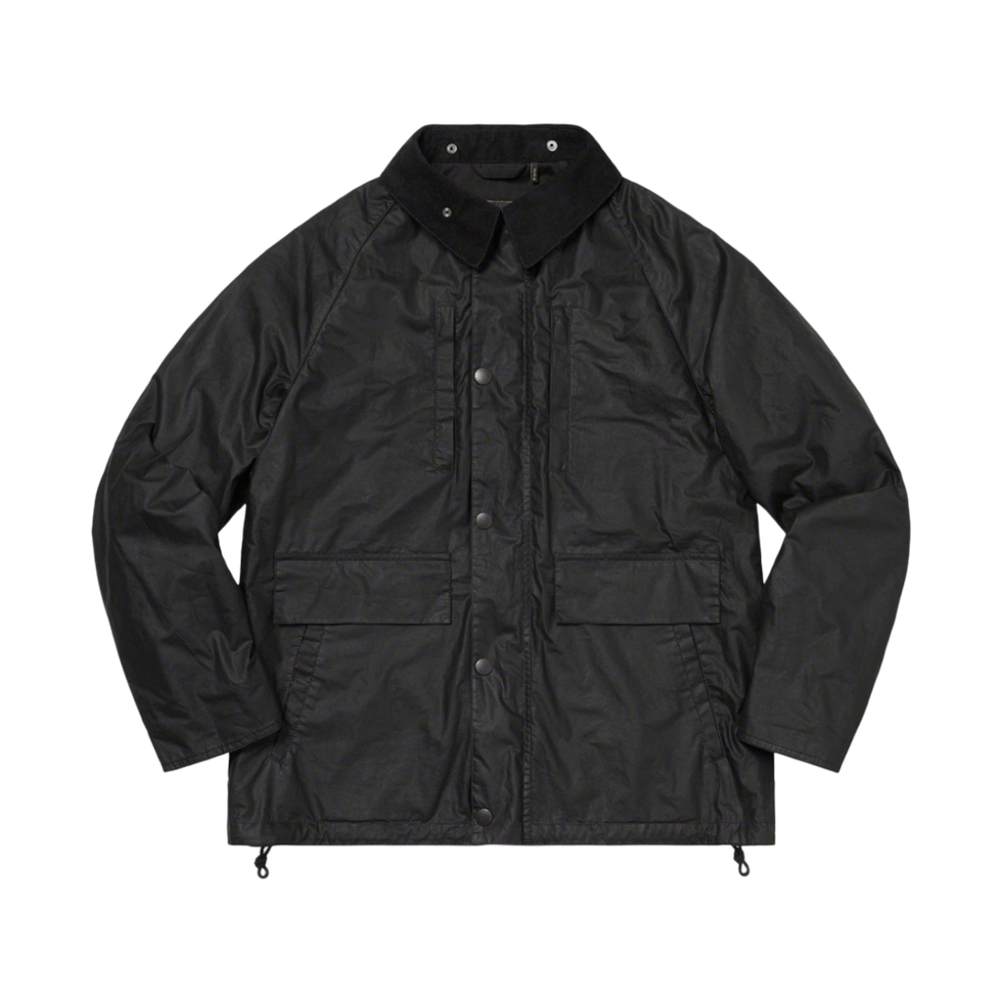 슈프림 x 바버 라이트웨이트 왁스드 코튼 필드 자켓 블랙 - 20SS(Supreme x Barbour Lightweight Waxed Cotton Field Jacket Black - 20SS) - 1