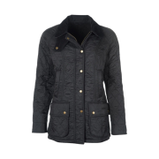 (W) Barbour Beadnell Polarquilt Jacket Black