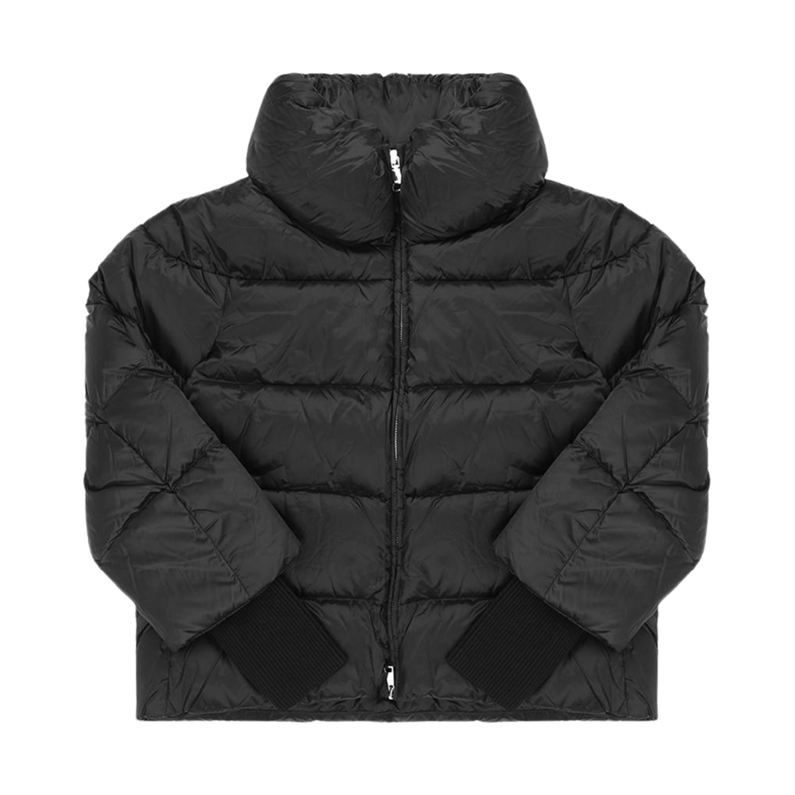 (W) 에드 케이프 덕 다운 자켓 블랙((W) Add Cape Duck Down Jacket Black)