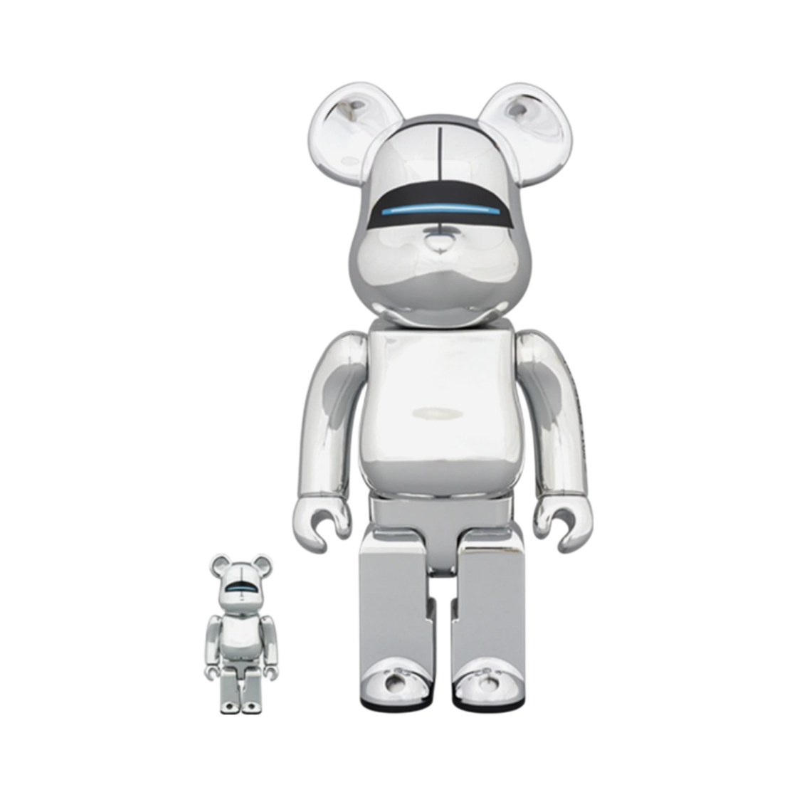 베어브릭 x 하지메 소라야마 섹시 로봇 100% & 400% 세트 크롬(Bearbrick x Hajime Sorayama Sexy Robot 100% & 400% Set Chrome) - 1