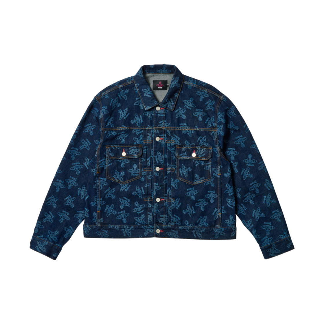 팔라스 x 비비안 웨스트우드 데님 자켓 인디고 - 24FW(Palace x Vivienne Westwood Denim Jacket Indigo - 24FW) - 1
