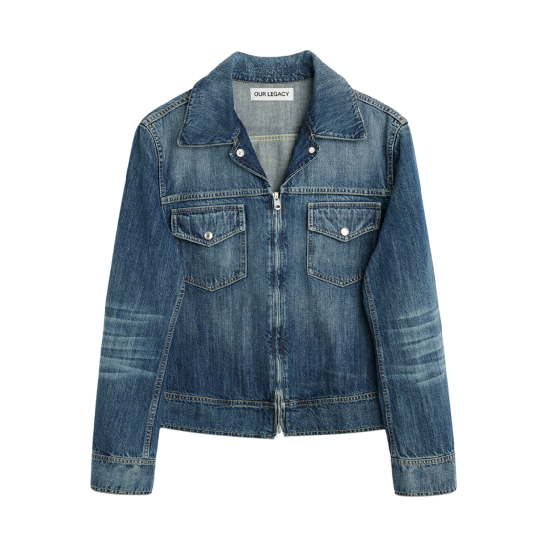 M4245TW Our Legacy Trucker Jacket Vintage Denim