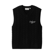 (W) Carhartt WIP Signature Knitwear Vest Black