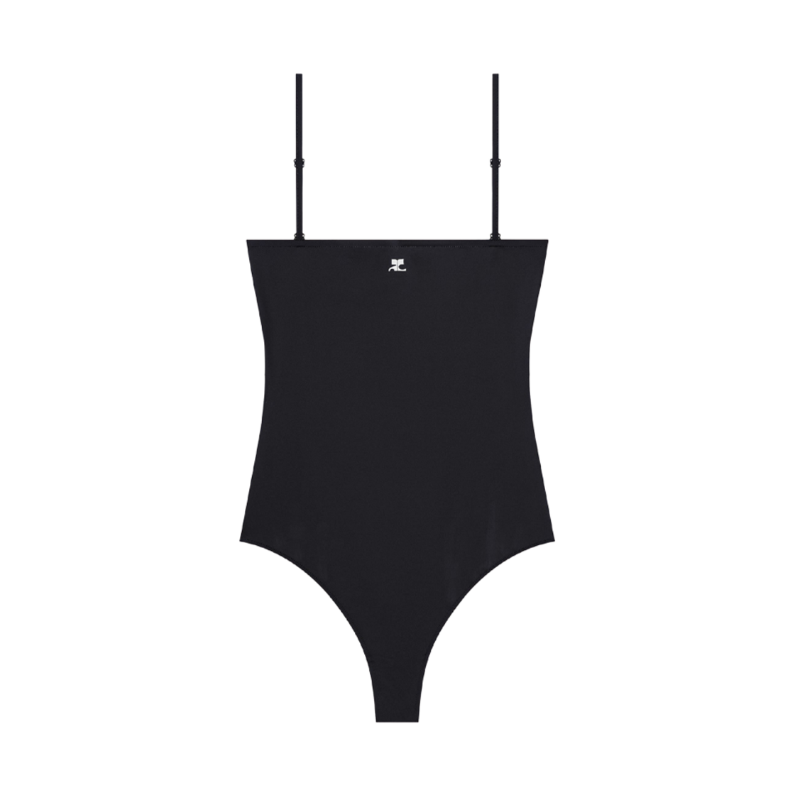 125JMB042PA00439999 (W) Courreges Heritage Swimsuit Black