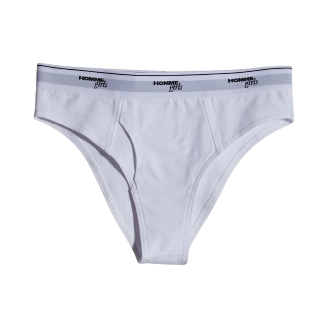 (W) 옴므걸스 비키니 브리프 화이트((W) Homme Girls Bikini Briefs White)