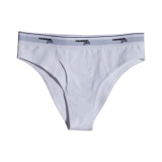(W) Homme Girls Bikini Briefs White