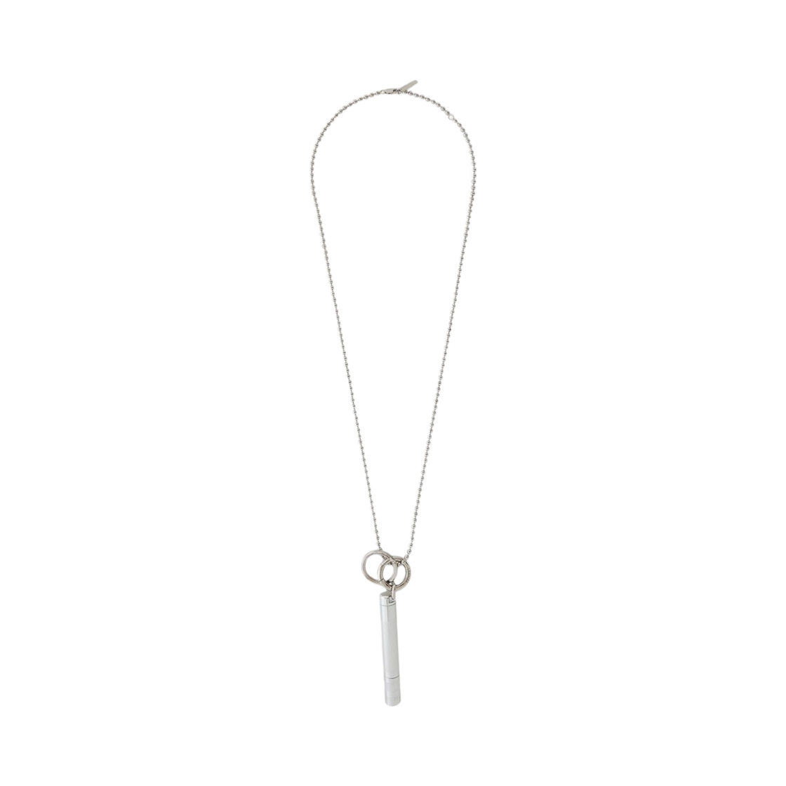AC1037-LO023-927 Lemaire Maglite Chain Necklace Silver