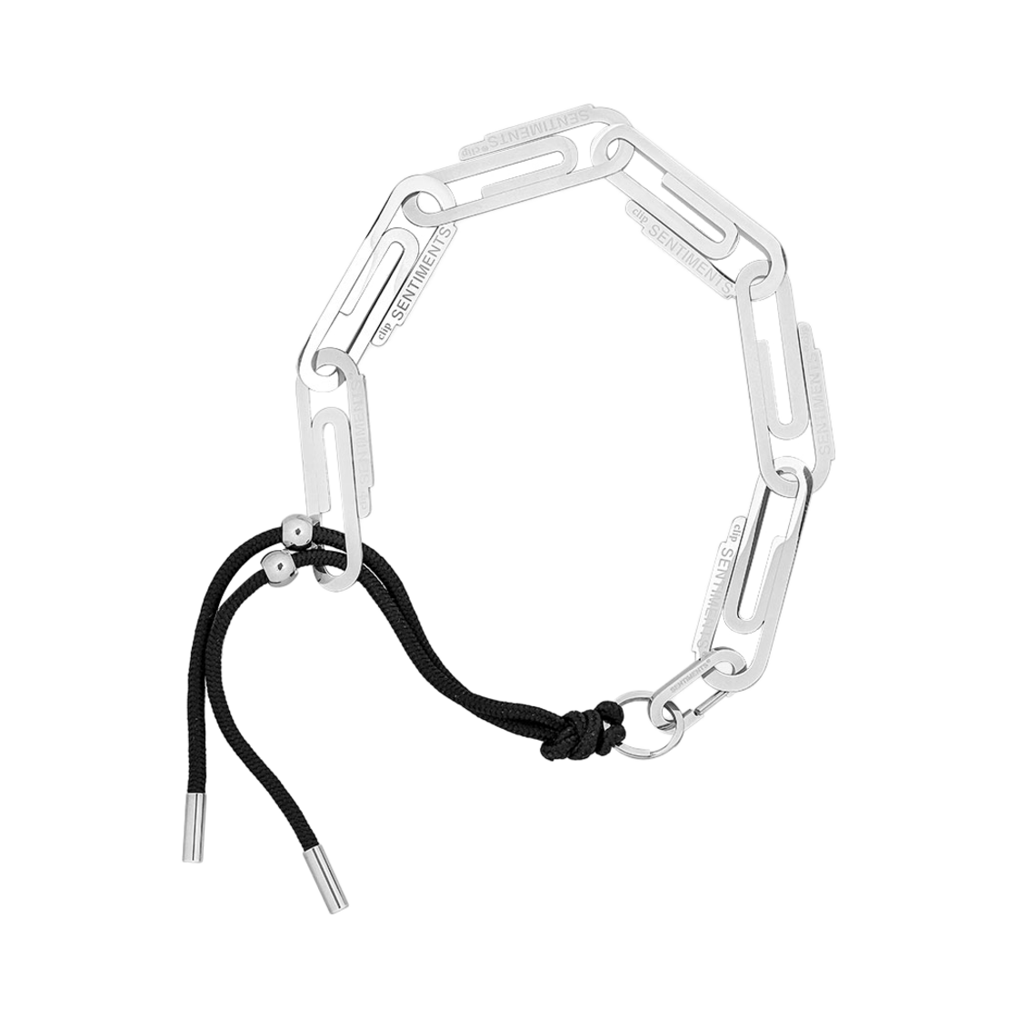 NO584S Sentiments No.584 Clip Layered Necklace Silver