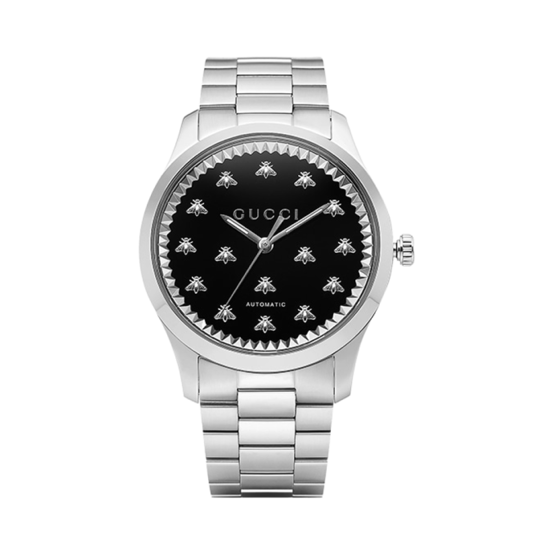 YA126283 Gucci G-Timeless Bee Automatic 42mm Stainless Steel Onyx