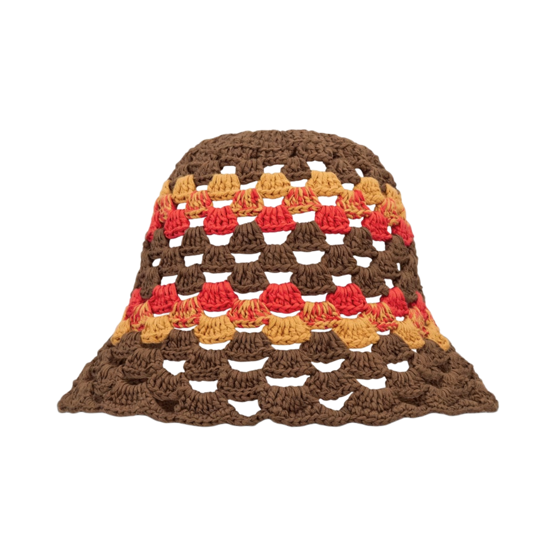 디올 x 데님 티어스 디올 티어스 코튼 크로셰 버킷햇 브라운 레드 오렌지(Dior x Denim Tears Dior Tears Cotton Crochet Bucket Hat Brown Red Orange) - 2