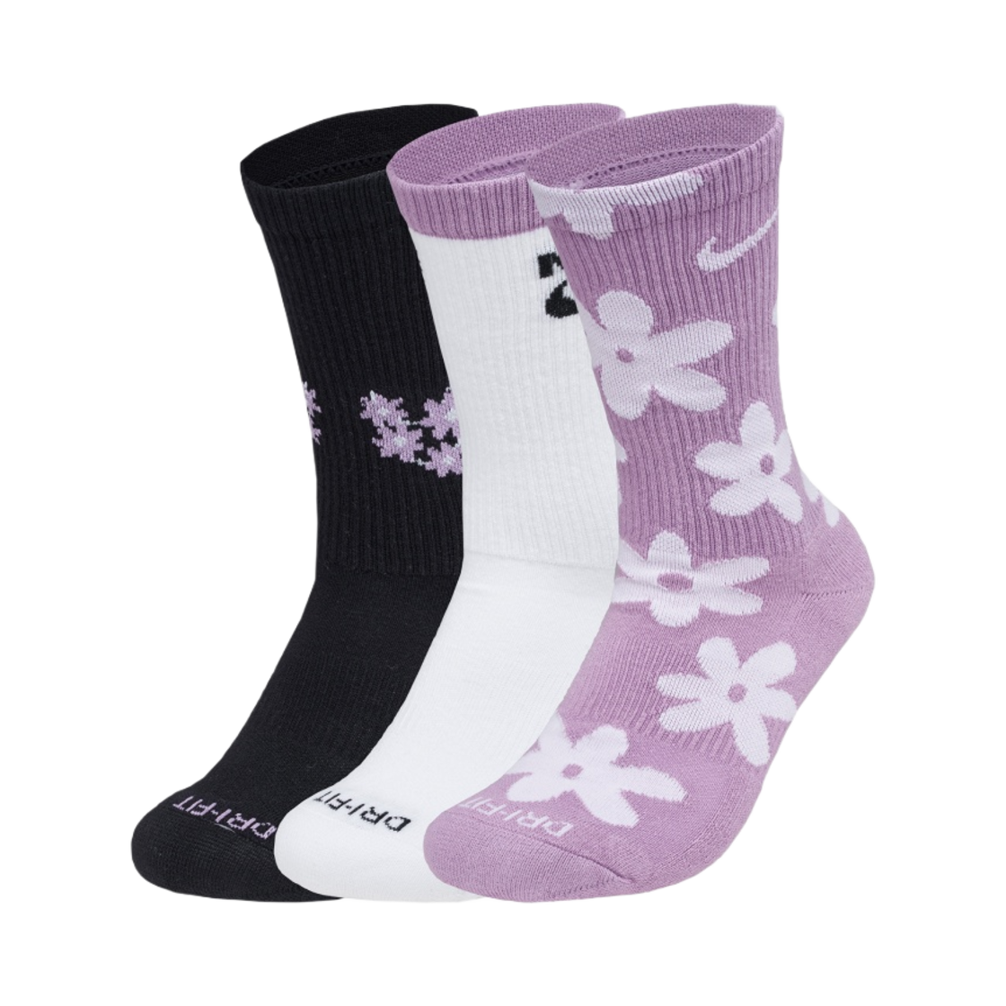 (키즈) 나이키 에브리데이 플러스 삭스 퍼플 (3개입/국내 정식 발매 제품)