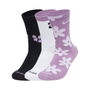 (Kids) Nike Everyday Plus Socks Purple (3 Pack/Korean Ver.)