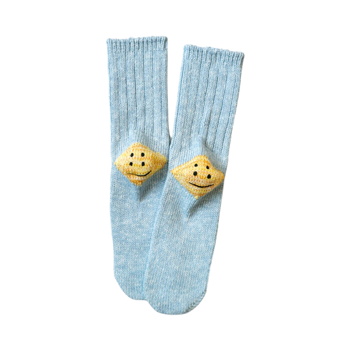 EK-1363/XS/XSA Kapital 56 Pieces 3×1 Rib Rainbowy Happy Heel Socks Saxophone