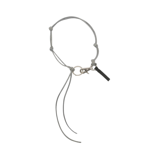 A2238LBE Our Legacy Ladon Leather Keychain Antique Blue