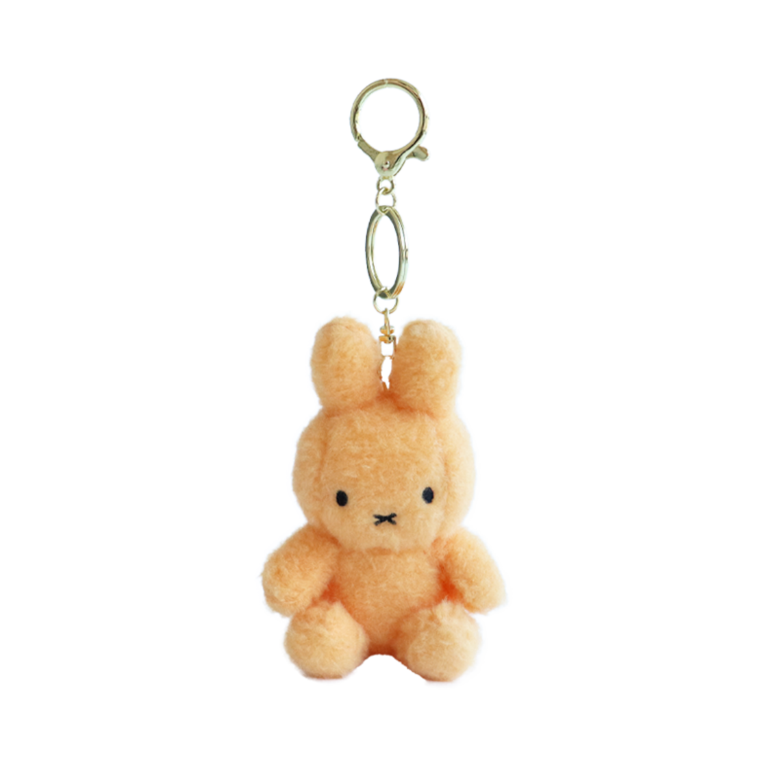 2767-50 Many a Little Miffy Sitting Creamy Key Ring Orange