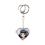 NewJeans Get Up Metal Mirror Keyring Haerin