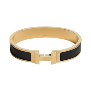 Hermes Clic HH Bracelet Gold & Noir Mat