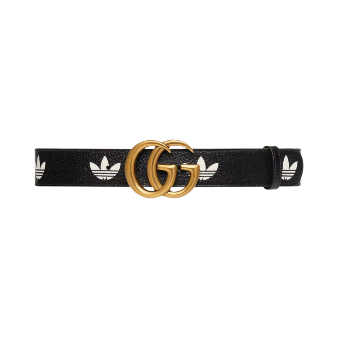 406831-U4DAT-1061 Gucci x Adidas GG Marmont Belt Black