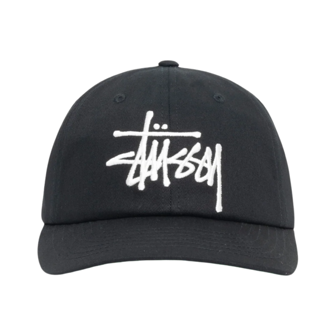 1311144 Stussy Low Profile Big Basic Snapback Shadow Black
