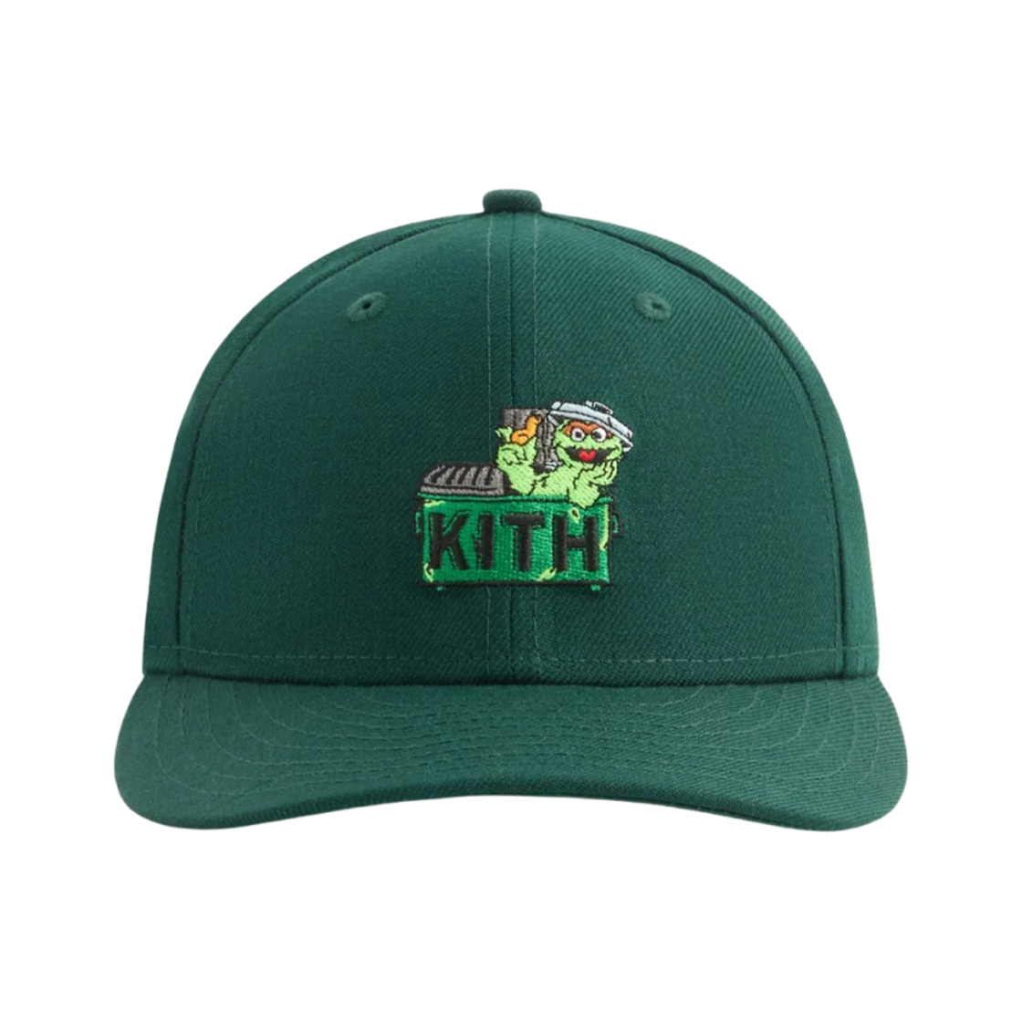 키스 x 뉴에라 x 세서미 스트리트 오스카 더 그라우치 59피프티 로우 프로파일 피티드 스타디움(Kith x New Era x Sesame Street Oscar The Grouch 59Fifty Low Profile Fitted Stadium) - 1