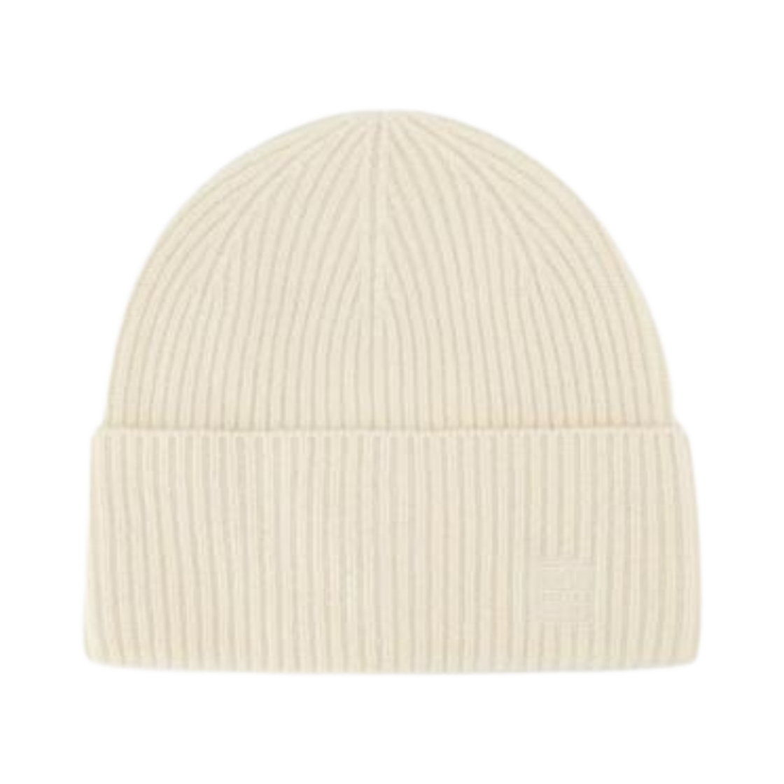 251-WSH0034-YA0004-007 (W) Toteme Ribbed Wool Beanie Snow White