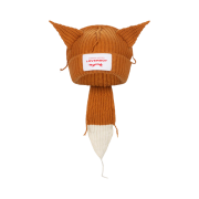 Charles Jeffrey Loverboy Chunky Fox Beanie Turmeric Ecru