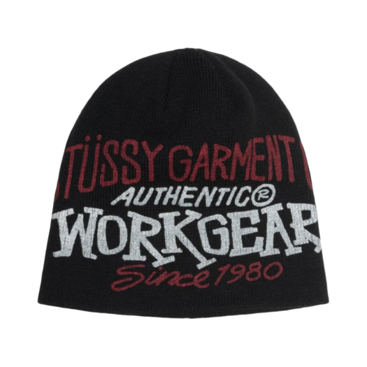 帽子 STUSSY Workgear Print Skullcap Bone Stussy Workgear Print Skullcap Beanie Hat Bone BNWT RARE | eBay