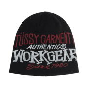 Stussy Workgear Print Skullcap Beanie Black